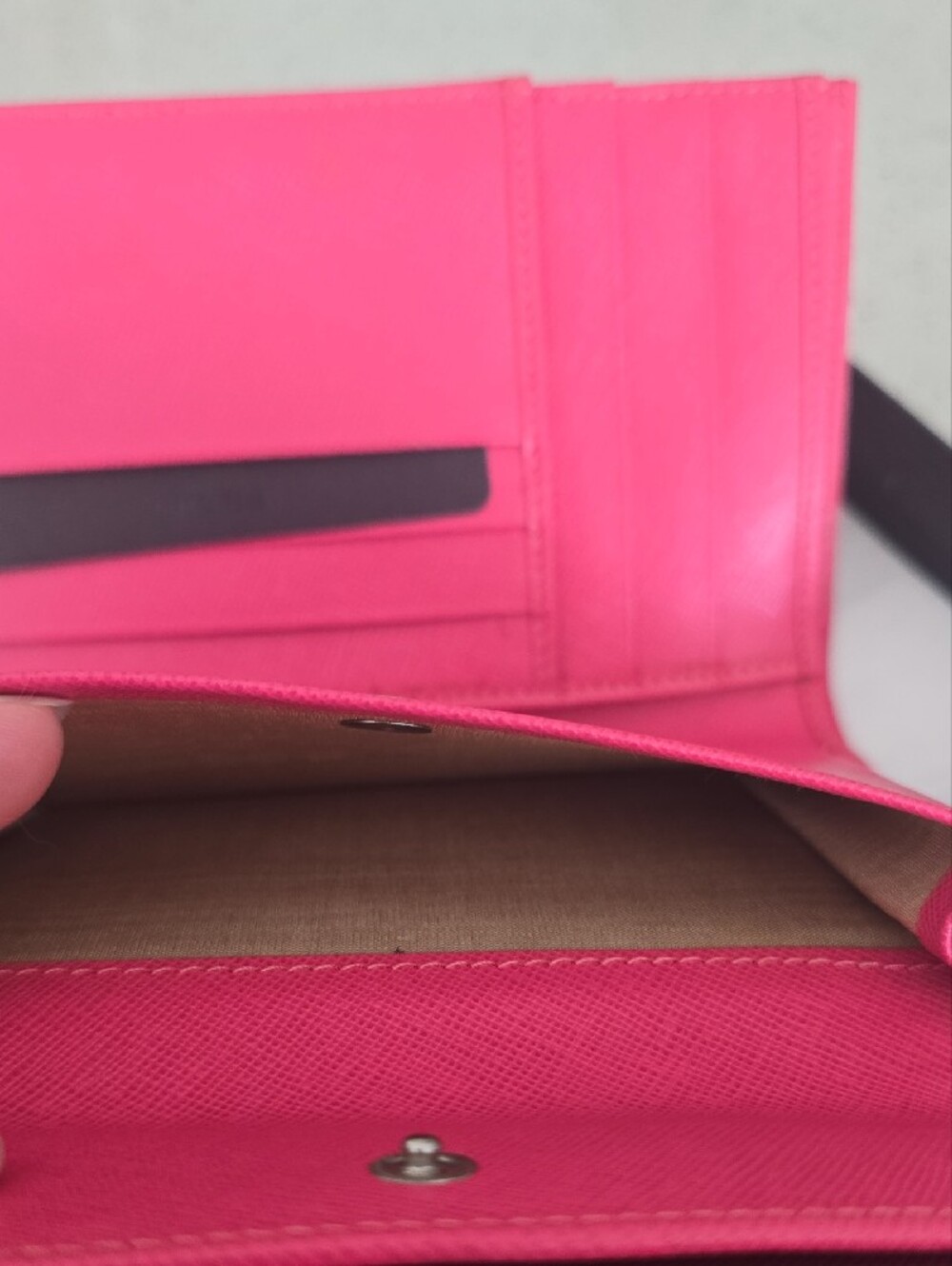 Prada Hot Pink Bifold Wallet - Picture 9 of 13
